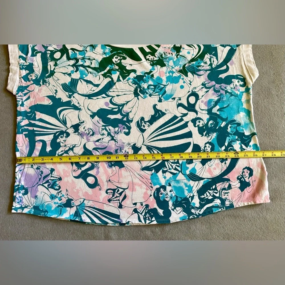 Disney Princess Women’s Sleeveless T-Shirt  100% Organic Cotton Size 2XL - Picture 3 of 5